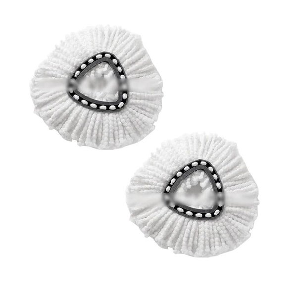 White Mop Head Cloth Replacement Microfiber Mop Refills Spin Mop Cloth Re CHK29M Carousel 14