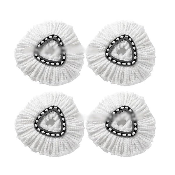 White Mop Head Cloth Replacement Microfiber Mop Refills Spin Mop Cloth Re CHK29M Carousel 1
