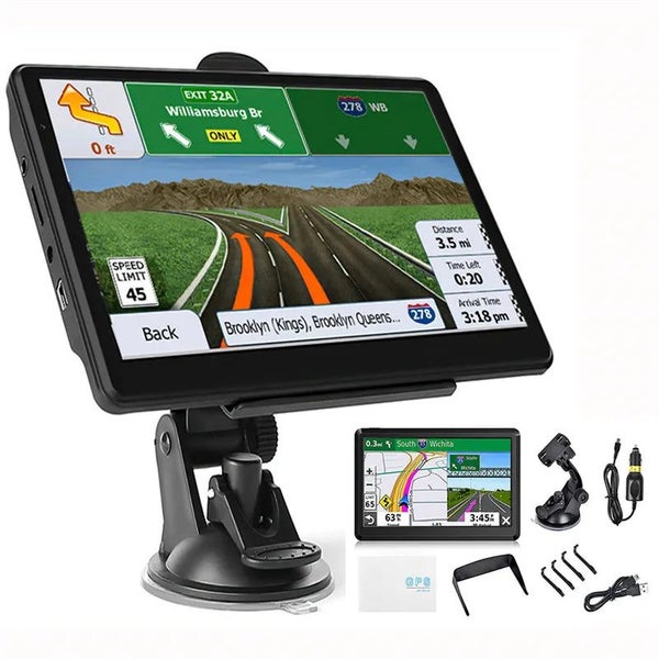 7 Inch Car GPS Navigation Touch Screen GPS Navigator Truck Sunshade Sat N CHK29M Carousel 2