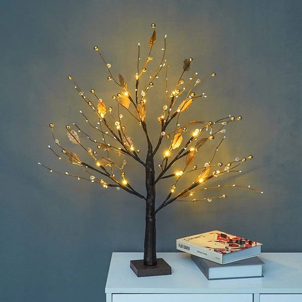 LED Bonsai Tree Lamp Battery Operated DIY Artificial Tree Light for Livin CHK29M Carousel 2