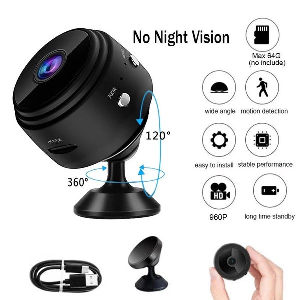 A9 Mini IP Camera Indoor Outdoor Surveillance Monitor Infrared Night Visi CHK29M Carousel 2