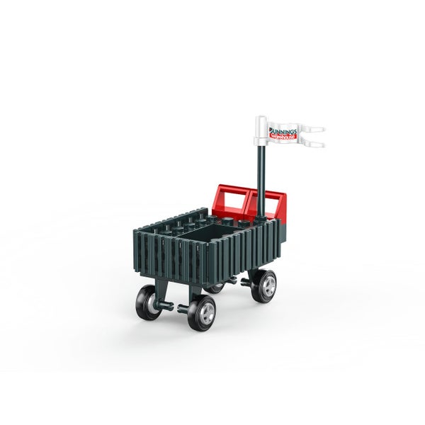 Bunnings Warehouse Building Blocks Trolley Model Toy Figure for Kids Carousel 1