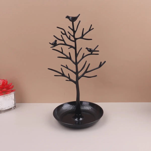 Jewelry Display Stand Tray Tree Storage Racks Earrings Necklaces Rings Je CHK29M Carousel 1