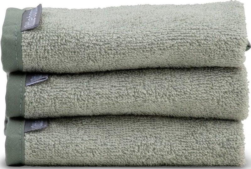 Little Bamboo: Towelling Washer - Bayleaf (3 Pack) Carousel 2