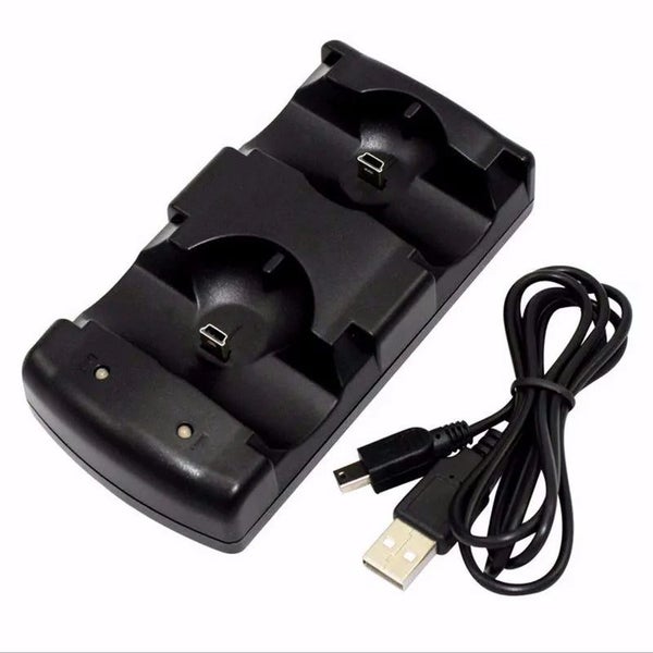 2 In 1 Dual Charging Station Charger for PS3 Move Controller Joystick Cha CHK29M Carousel 2