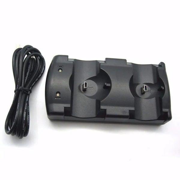 2 In 1 Dual Charging Station Charger for PS3 Move Controller Joystick Cha CHK29M Carousel 6