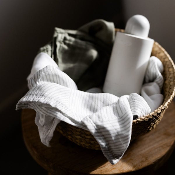 Little Bamboo: Muslin Wash Cloths - Bayleaf (6 Pack) Carousel 3