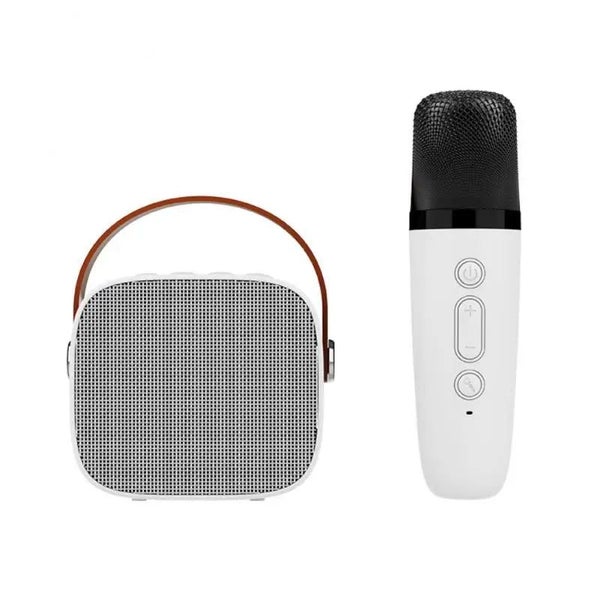 Mini Karaoke Machine for Kids, Portable Bluetooth Speaker with 2 Wireless CHK29M Carousel 1