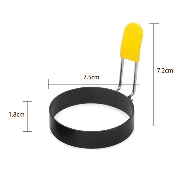 1/2pcs Stainless Steel Fried Egg Shaper Nonstick Omelette Pancake Maker F CHK29M Carousel 1