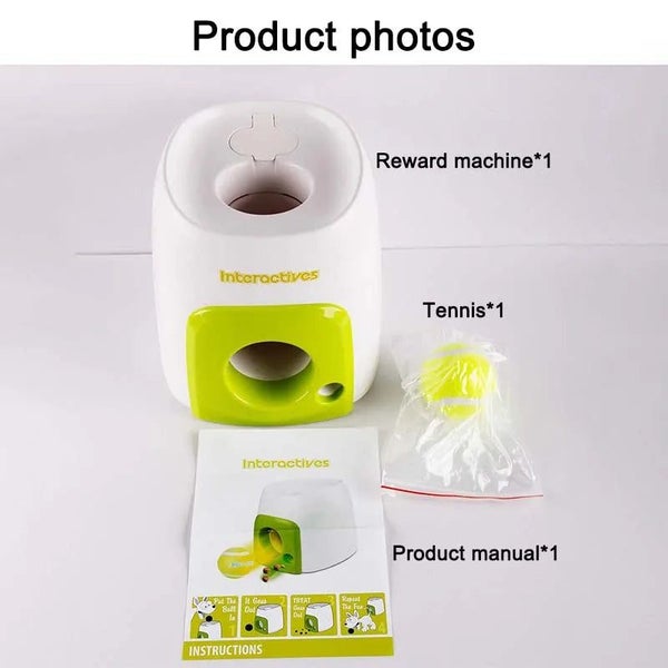 Pet Ball Leakage of Food Toy Dog Tennis Food Reward Machine Interactive T CHK29M Carousel 1