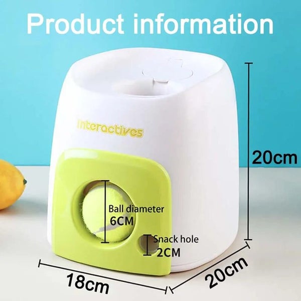 Pet Ball Leakage of Food Toy Dog Tennis Food Reward Machine Interactive T CHK29M Carousel 9