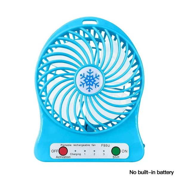 Mini Small Fan Usb Charging Desktop Student Dormitory Office Portable Pla CHK29M Carousel 15