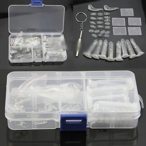 1pcs Eyeglass Sun Glasses Screw Nut Nose Pad Optical Repair Tool Assorted CHK29M Carousel 1