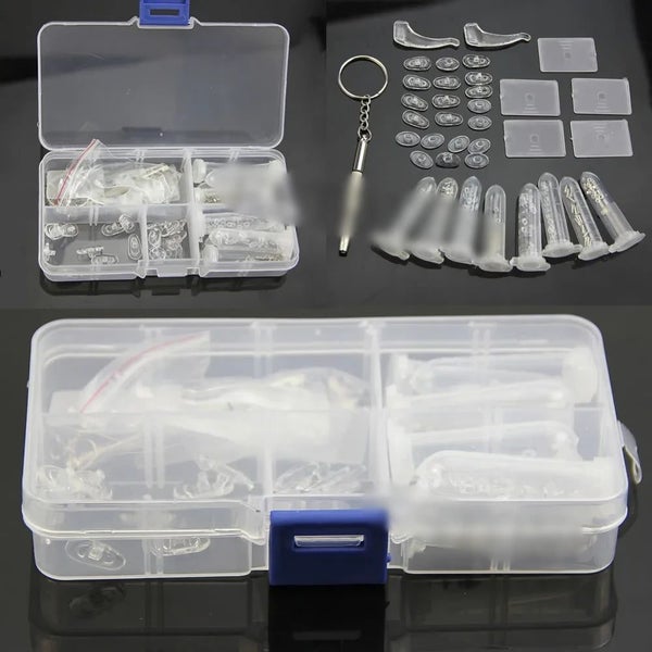 1pcs Eyeglass Sun Glasses Screw Nut Nose Pad Optical Repair Tool Assorted CHK29M Carousel 2