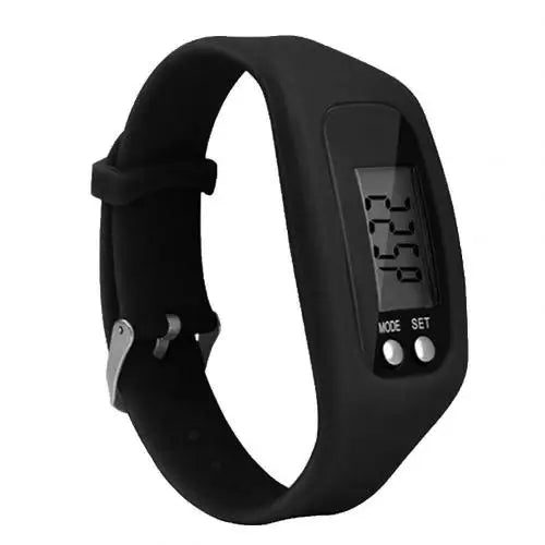 Sport Running Silicone Pedometer Calorie Step Counter Digital Watch Brace CHK29M Carousel 15
