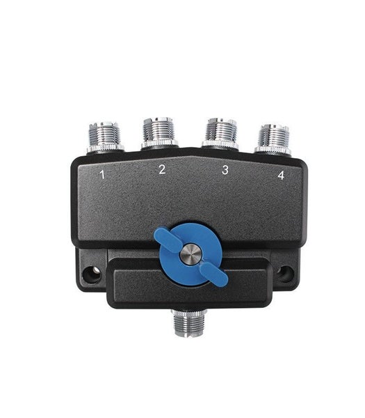 KOMUNICA PWR-SW4M 4 way SO239 Coaxial Antenna Switch Carousel 1