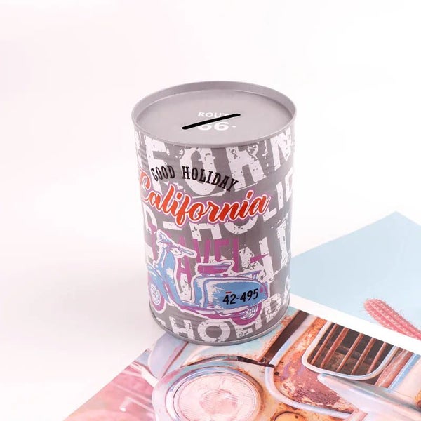 American Money Box Kids Piggy Bank Cash Box Coin Large Capacity Metal Sav CHK29M Carousel 2