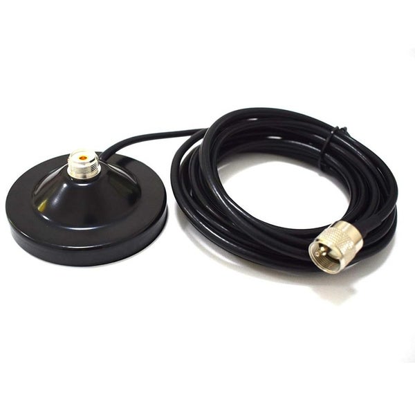 TECHOMAN Mobile UHF PRS Radio NL-R6 Flexi Antenna + 9cm Magnetic Mount Carousel 4