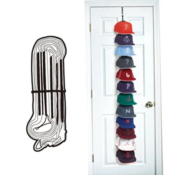 Nylon Straps Cap Rack Storage Rack Wiht Hook For Baseball Ball Cap Over D CHK29M Carousel 1