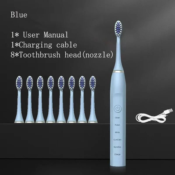 Sonic Electric Toothbrush Cleaning Brush For Adult Automatic Rechargeable CHK29M Carousel 1