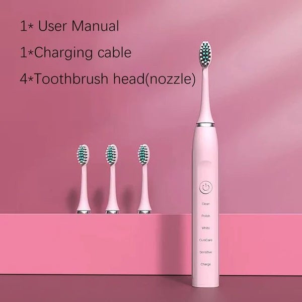 Sonic Electric Toothbrush Cleaning Brush For Adult Automatic Rechargeable CHK29M Carousel 2