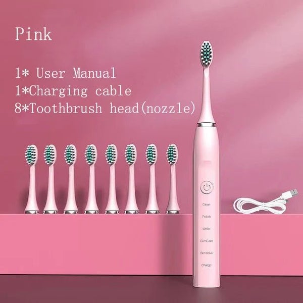Sonic Electric Toothbrush Cleaning Brush For Adult Automatic Rechargeable CHK29M Carousel 1