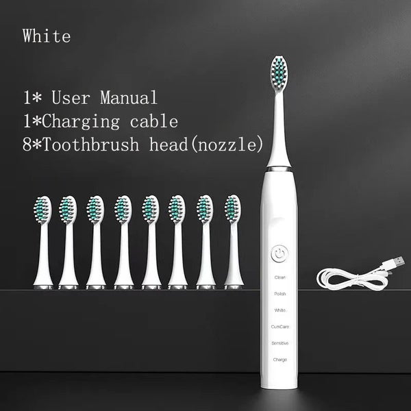 Sonic Electric Toothbrush Cleaning Brush For Adult Automatic Rechargeable CHK29M Carousel 1