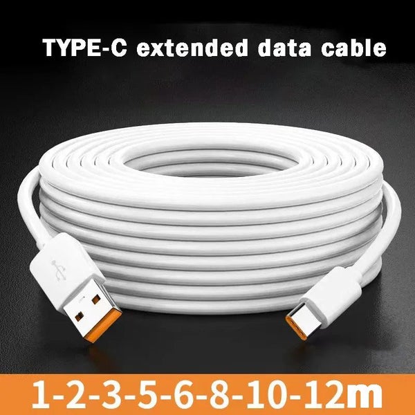 USB C 66W Fast Charge Cable 1M 2M 3M 5M 8M 10M 12M Type C Port Device Uni CHK29M Carousel 2