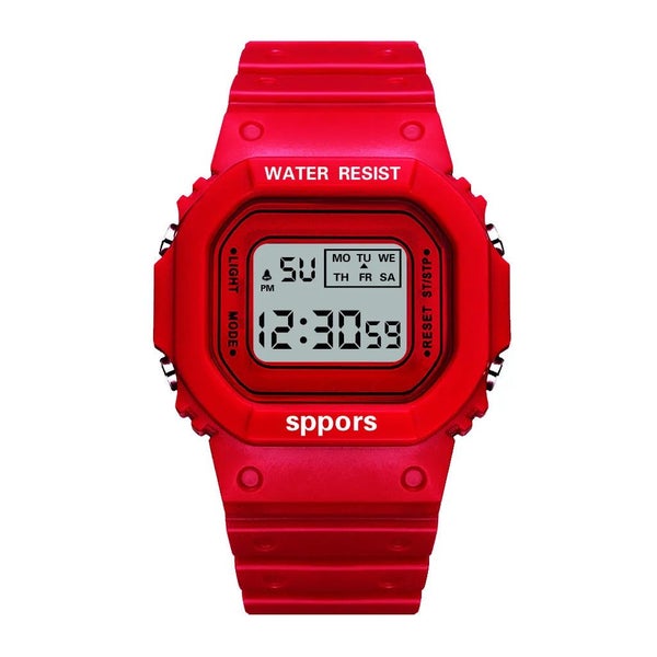 YIKAZE Sports Watch Boys Girls Student LED Electronic Watch Colorful Men CHK29M Carousel 15