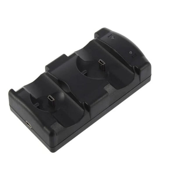 Dual Charging Holder Dock Charger Stand +USB Power Cable Cord for Playsta CHK29M Carousel 6