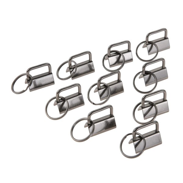 10 PCS 26mm Keychain Split Ring Wristlets Cotton Tail Clip with Key Ring CHK29M Carousel 1