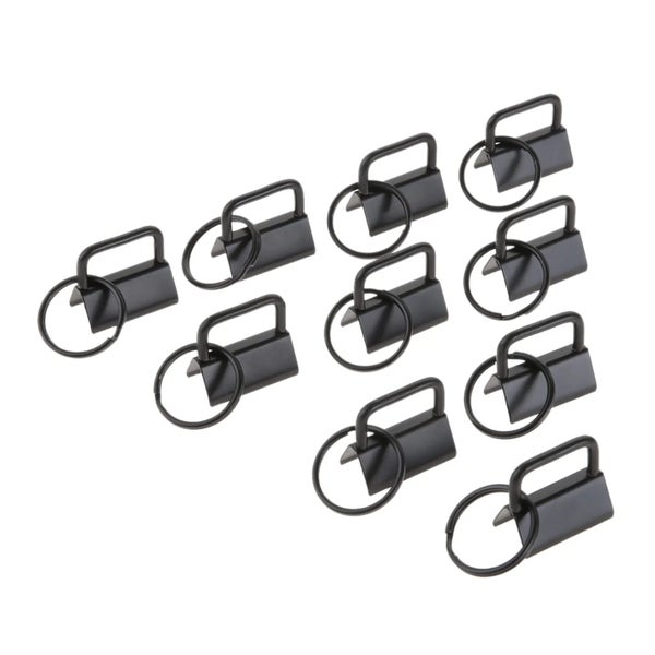 10 PCS 26mm Keychain Split Ring Wristlets Cotton Tail Clip with Key Ring CHK29M Carousel 15