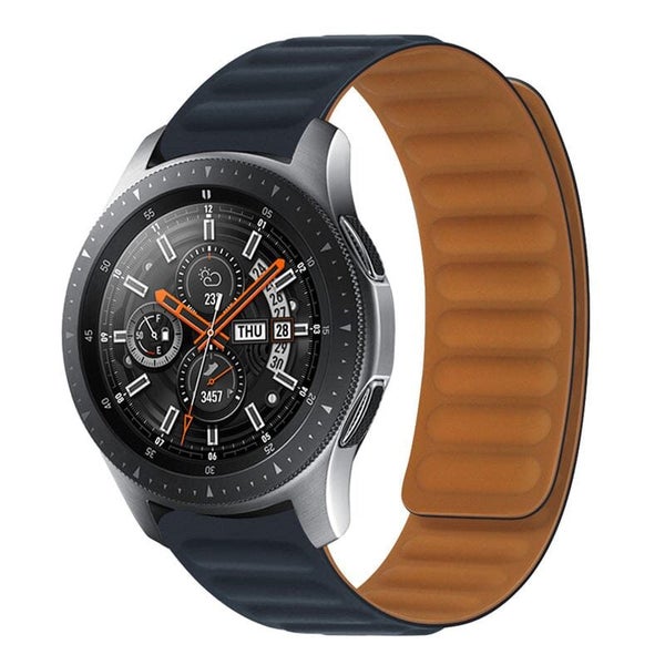 Magnetic Silicone Watch Straps Compatible with the Garmin Forerunner 165 Carousel 1