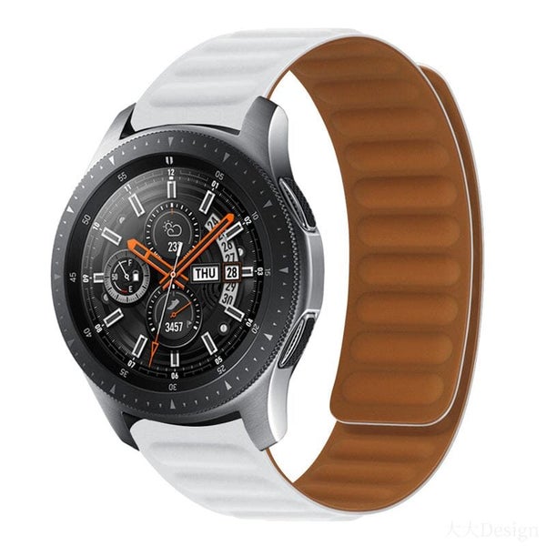 Magnetic Silicone Watch Straps Compatible with the Garmin Forerunner 165 Carousel 2