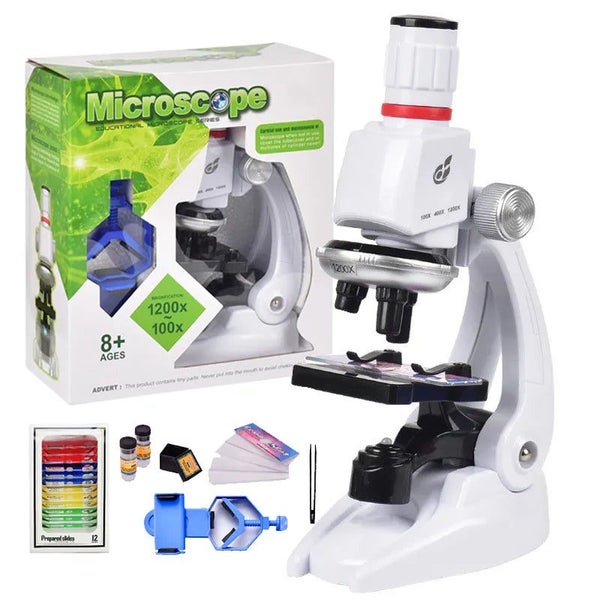 1200X LED Lab Microscope Kit For Children Biology Microscope For Schoolbo CHK29M Carousel 2