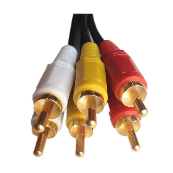 ZUCZUG 3RCA Male to 3 RCA Male Composite Audio Video AV Cable Plug 3X RCA CHK29M Carousel 4