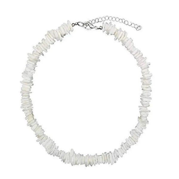 Puka Shell Necklace for Men Women Beachy Beaded Summer Pooka Choker Summe CHK29M Carousel 1