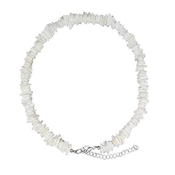 Puka Shell Necklace for Men Women Beachy Beaded Summer Pooka Choker Summe CHK29M Carousel 2