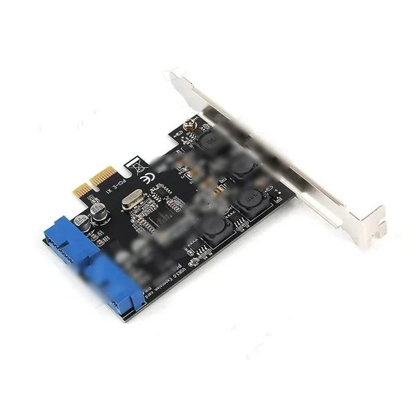 Super Speed PCIe To 2 Port 19Pin USB 3.0 Riser Card PCI-e To Dual Interna CHK29M Carousel 5