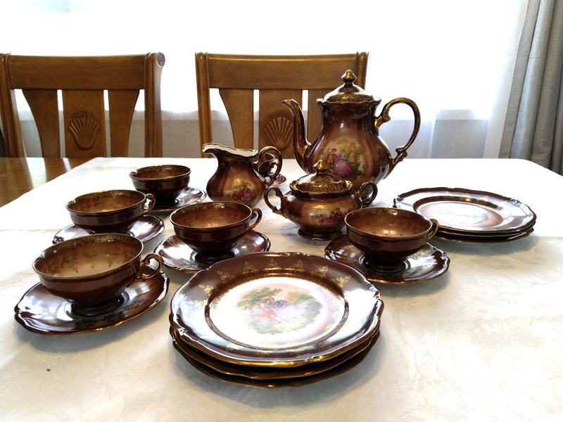 Vintage Coffee set "Waldershof Bavaria Ingeborg" Rare find Carousel 1