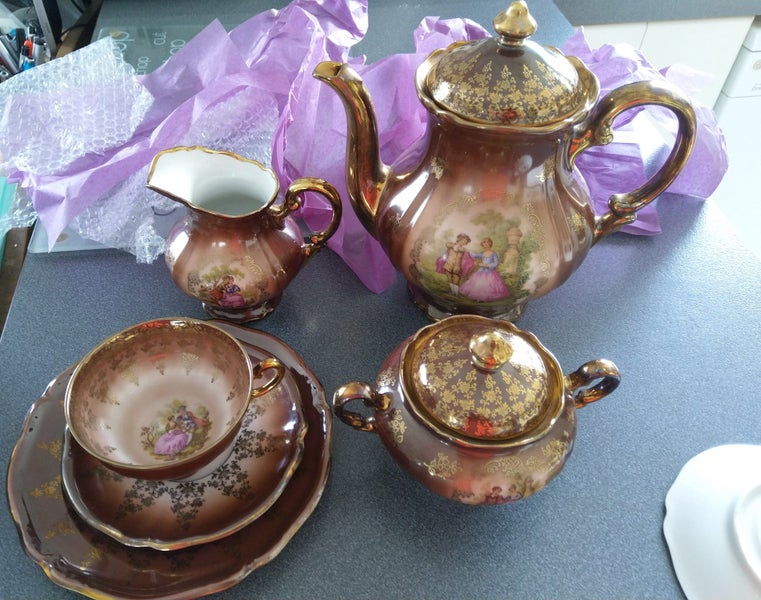 Vintage Coffee set "Waldershof Bavaria Ingeborg" Rare find Carousel 2
