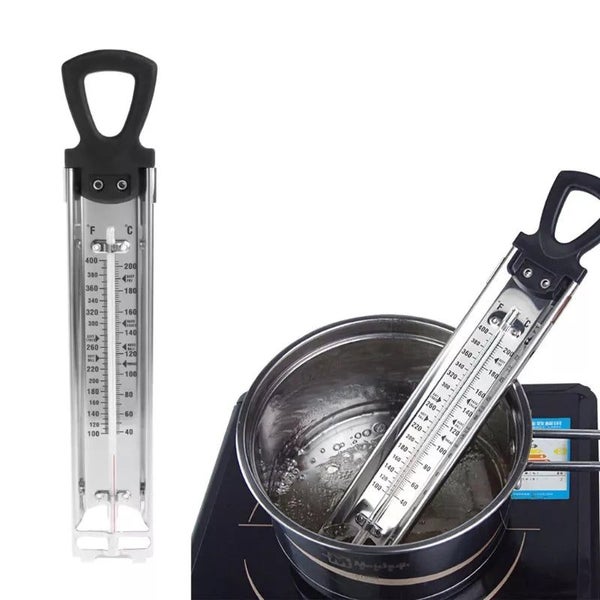 Stainless Steel Kitchen Craft Cooking Thermometer For Sugar Candy Liquid CHK29M Carousel 1