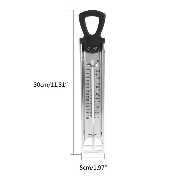 Stainless Steel Kitchen Craft Cooking Thermometer For Sugar Candy Liquid CHK29M Carousel 6