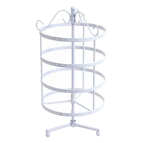 Earring Display Jewelry Stand Holder 144Hole Organizer Rotating CHK29M Carousel 1