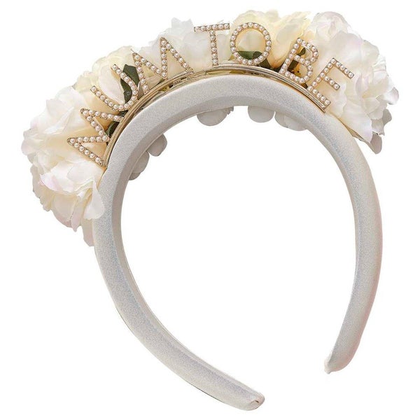 Floral Mum To Be Baby Shower Headband Carousel 2