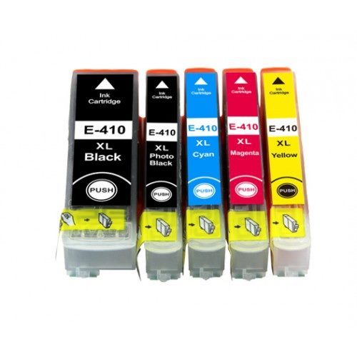 Epson Comp. Ink Cartridges 410 410XL Set for XP-540 XP-640 etc Carousel 1