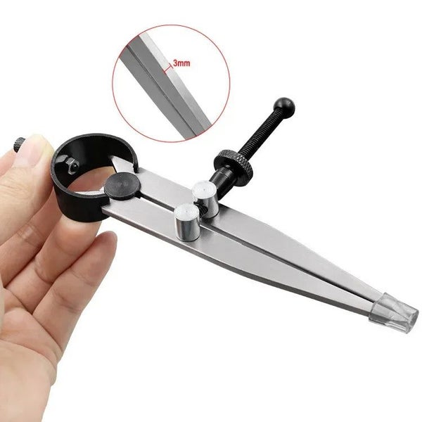 Adjustable Leather Compass Lockable Carbon Steel Divider Wing Creaser DIY CHK29M Carousel 10