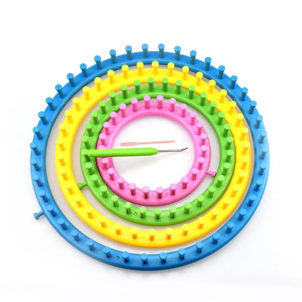 1 Set DIY Circle Looms Hat Socks Maker Round Sewing Tools Accessory Knitt CHK29M Carousel 1