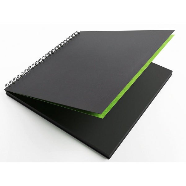 Artgecko Shady Sketchbook 300mm Square 80 Pages 40 Sheets 200gsm Black Toned ... Carousel 5