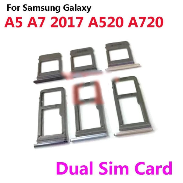 SIM Card Tray For Samsung Galaxy A5 A7 2017 A520 A720 Sim Card Slot Tray CHK29M Carousel 3